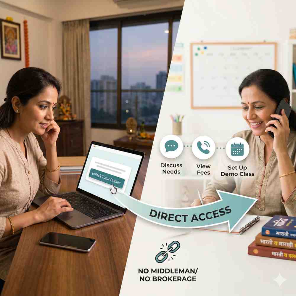 Unlock tutor details and connect directly — no middleman in Kanpur